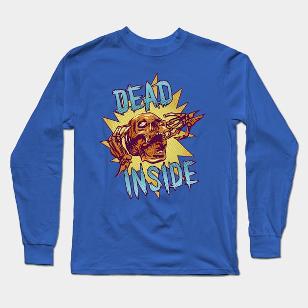 Dead Inside Long Sleeve T-Shirt by Manfish Inc.